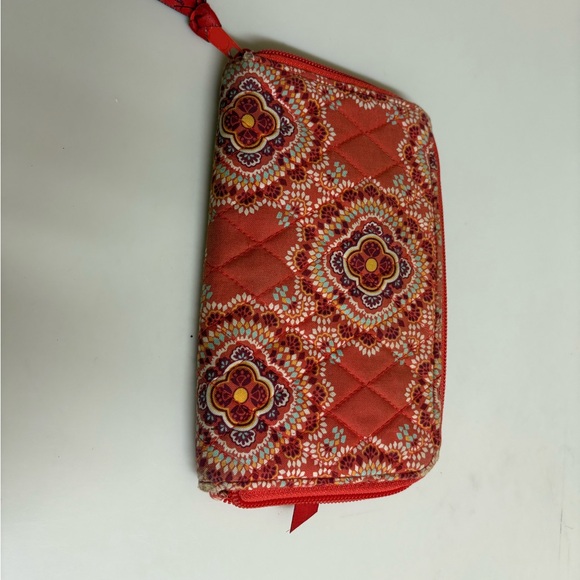 Vera Bradley Red Floral Quilted Wallet - Picture 2 of 3